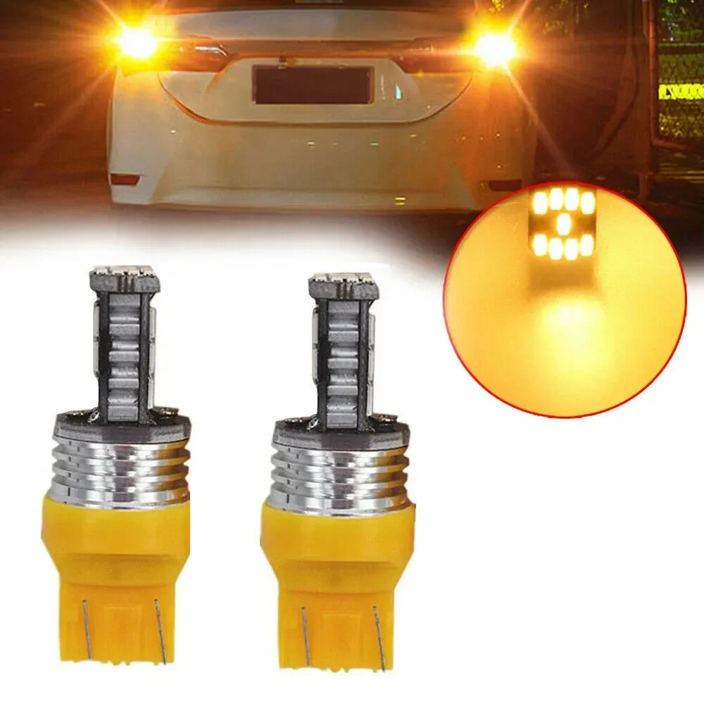 Achieve Impressive Illumination with Car T20 Led Amber Canbus 7440 Turn Signal Light WY21W Bulb Tail Light 45SMD