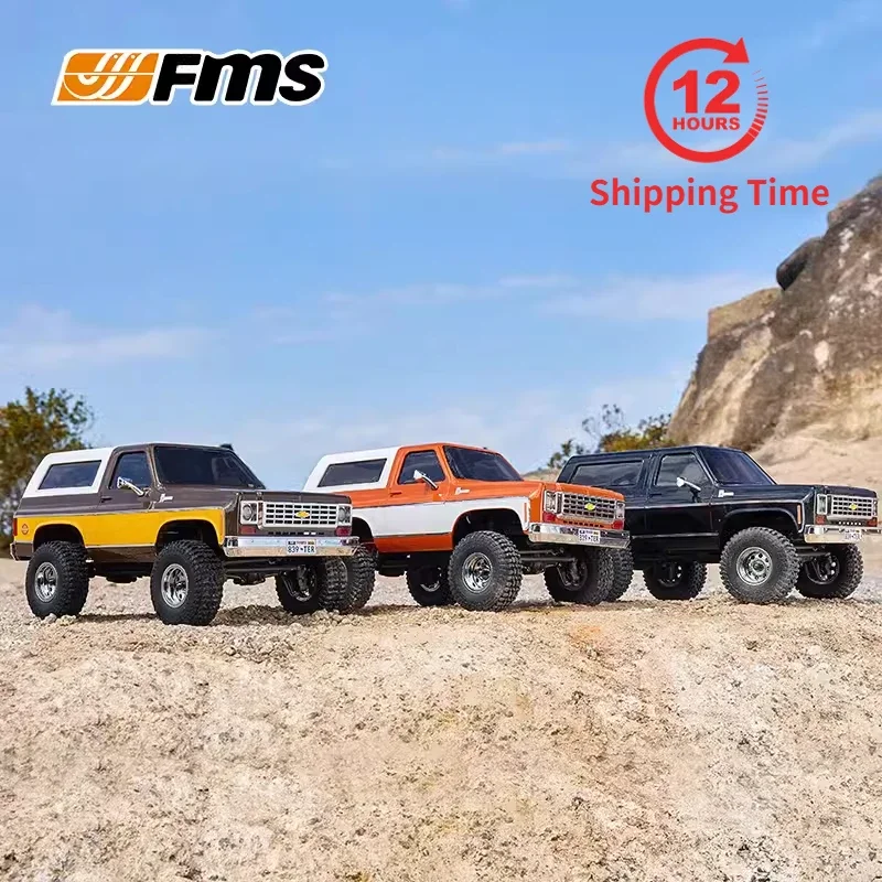 

1/24 FMS FCX24 K5 Blazer Pickup RC Car Retro Simulation Pickup Truck Model Climbing Vehicle Remote Control Model Kids Adult Toys