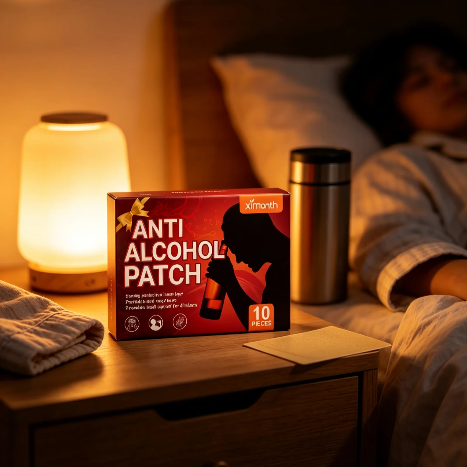 Anti-Alcohol Patch Reduce Discomfort Alcohol Residue Impact Refresh Spirit Restore Vitality Energy Recover Mind Body Care Patch
