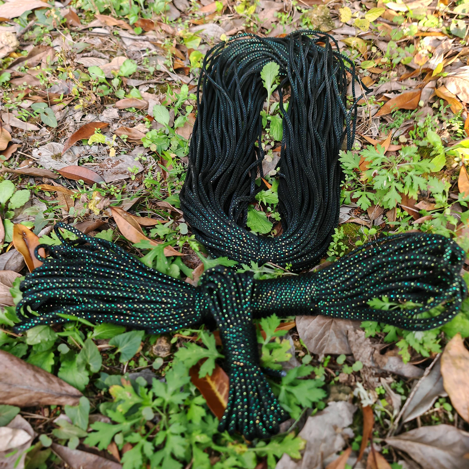 5m/10m/20m, Diameter 4mm, Super Cool Night Reflective Paracord, Outdoor Camping DIY Handcrafted Bracelet Braided Rope