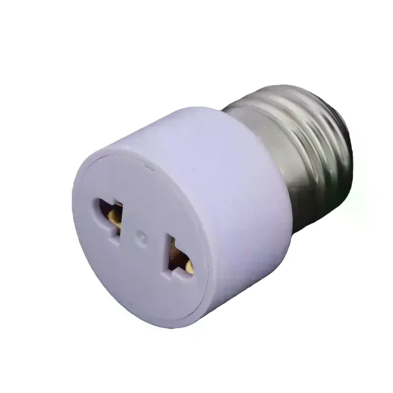 Lamp Socket US/EU Without Light Practical White E27 Plug Bulb Holder Light Fixture Bulb Base Adapter DIY Accessories