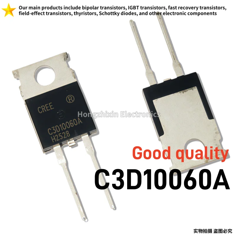 10PCS C3D10060A TO-220-2 Silicon Carbide Schottky Diode 10A 600V SiC Power Diode Electronic Components