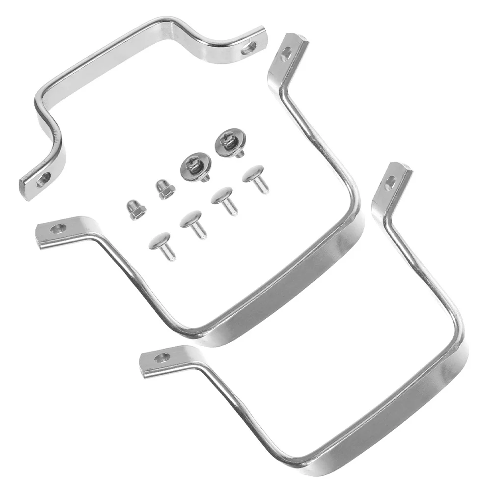 

3 Pcs Pot Short Side Handles Kitchen Pan Convenient Part Lid Grip Heavy Nonslip Replacement