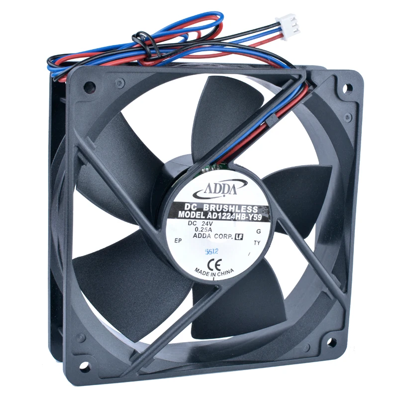 

COOLING REVOLUTION AD1224HB-Y59 12cm 120mm 12032 24V 0.25A Double ball bearing inverter fan cooling fan