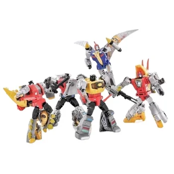 In Stock Transformation DX9 Dinobot Battle Cell Grimlock Slag Sludge Snarl Swoop 5-piece Set Action Figure Toys with Box