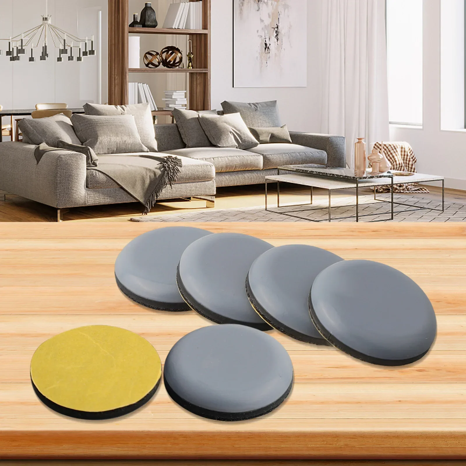 20pc Furniture Sliders Feet Glider For Carpet Movers Shifter Removal Easy Move Furniture Table Slider Feet Pad Anti-abrasion