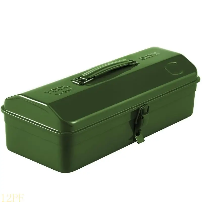 12PF Multi Layer Metal Tool Container Reinforced Iron Frame Ergonomic Grip For Workshop