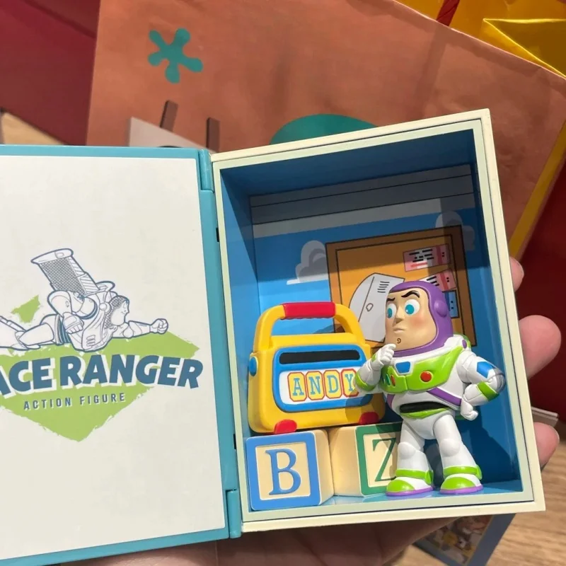 อะนิเมะใหม่ Toy Story Andy'S Room Series กล่องตาบอดน่ารัก Woody Buzee Mystery กล่อง Kawaii ห้องเครื่องประดับของขวัญวันเกิด