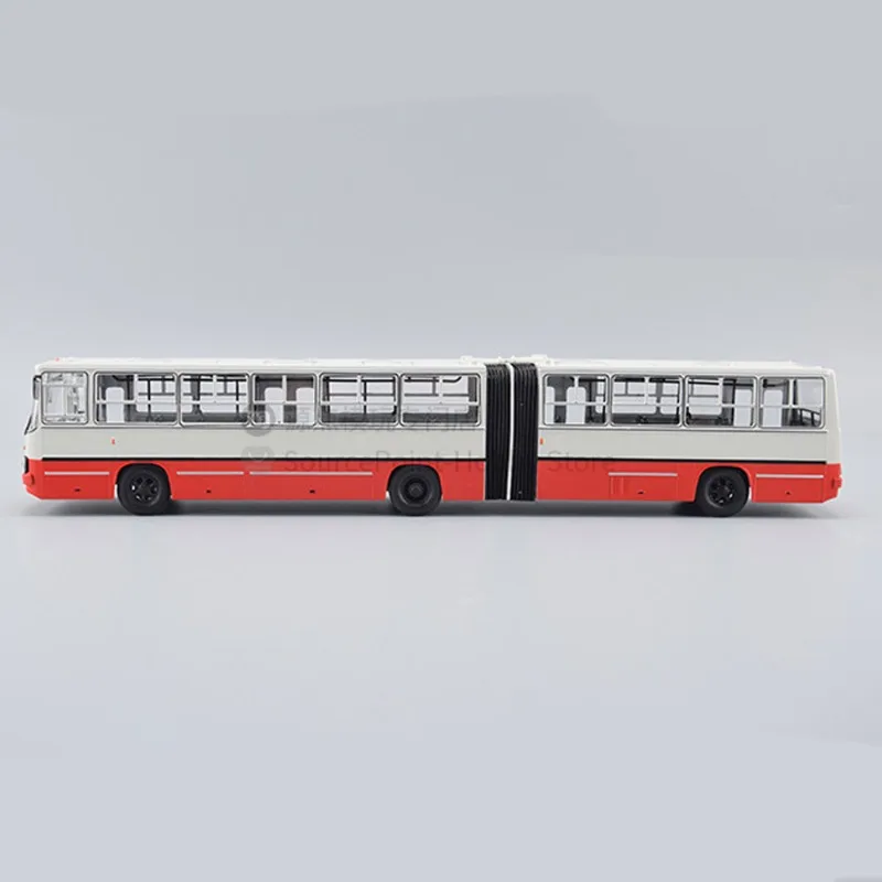 1/43 مقياس سيارات لعبة IKARUS-280 نموذج حافلة مفصلية مادة سبيكة 900551 نموذج ثابت أحمر تحصيل حلية لعبة الأولاد هدية