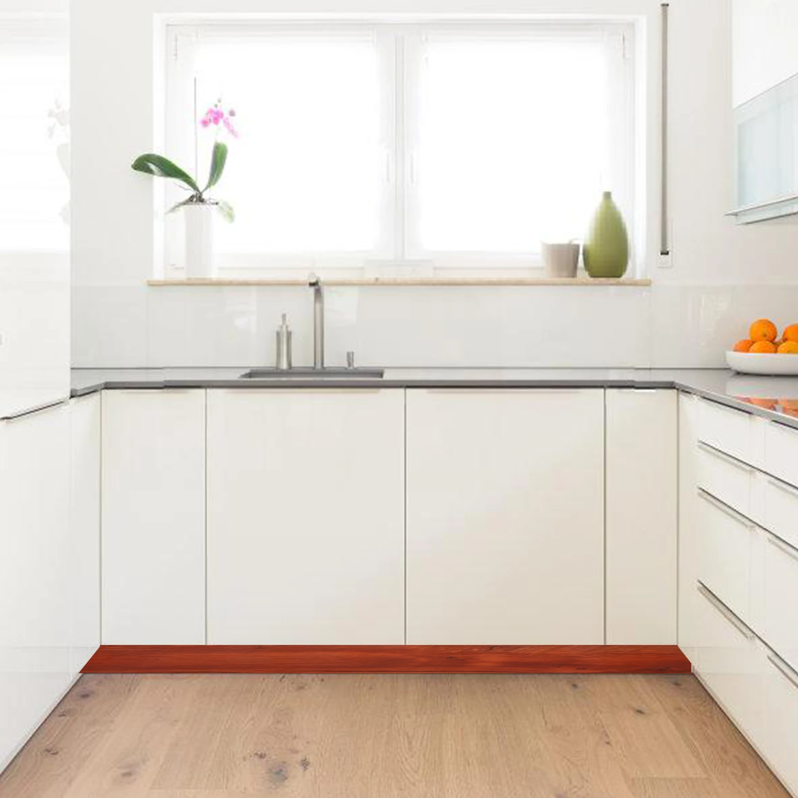 

1 Roll Wood Grain Tape Pvc Self-Adhesive Repair Roll For Furniture Floor Cabinet Door Window Decorative Peel Stick Wallpaper