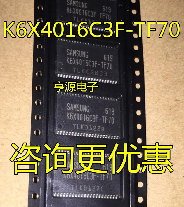 

10pcs original new K6X4016C3F K6X4016C3F-TF70 TSOP44