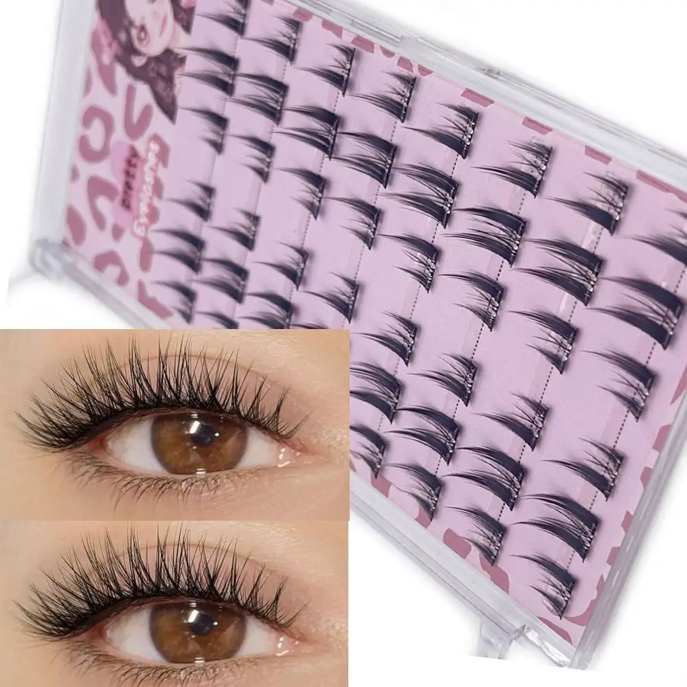 Self Adhesive Self Adhesive Eyelashes Clusters Natural Wispy Press On Lashes Reusable No Glue Needed Self Adhesive Lash Clusters