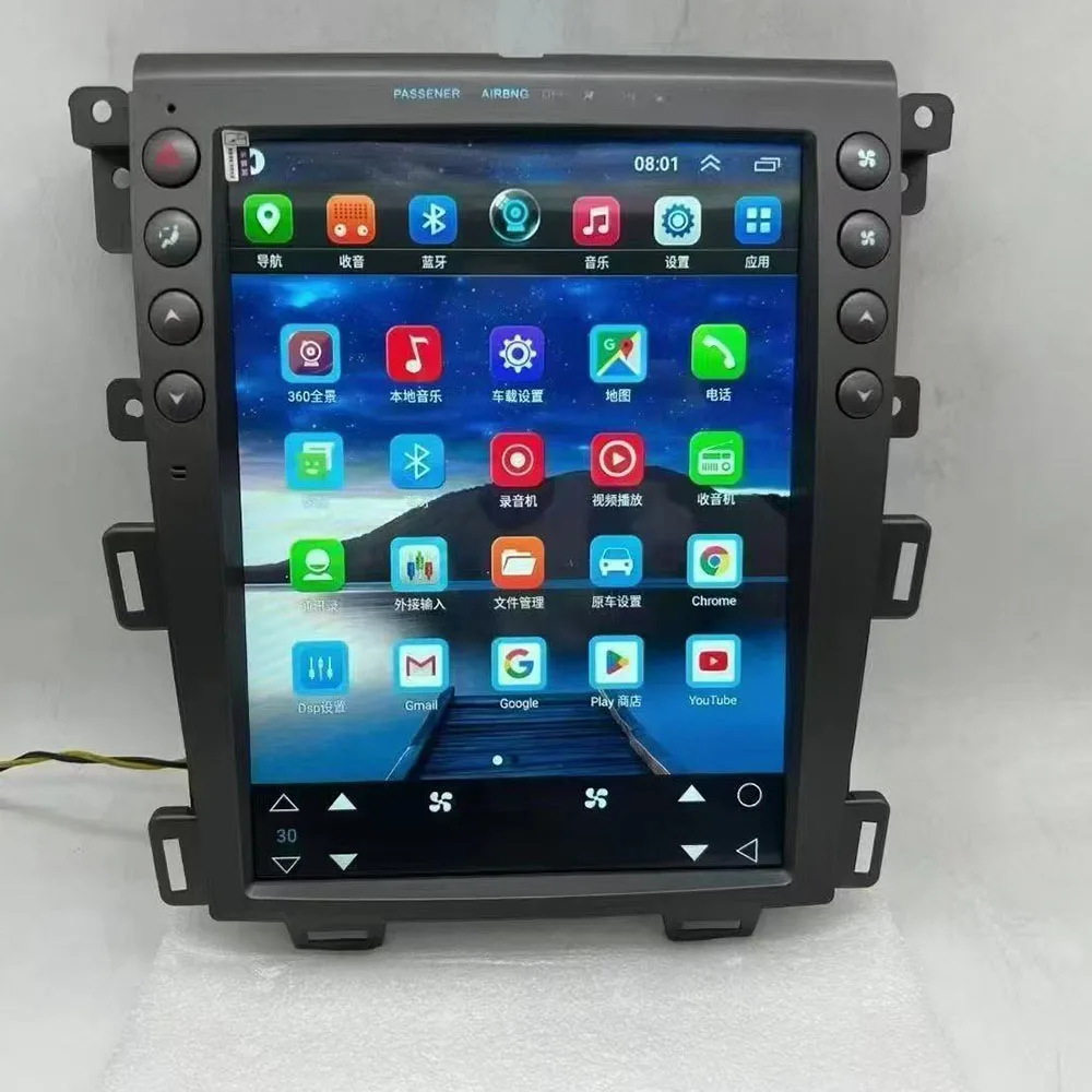 For Ford Edge 2009-2013 Car Radio Video Players Bluetooth Android 14 Stereo Receiver Automotive Multimedia DSP GPS Carplay