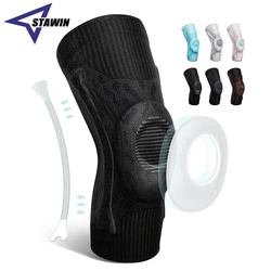 1 PCS Knee Support Compression Knee Brace Professional Protective Knee Pad Breathable Bandage for Basketball Tennis Cycling Gym