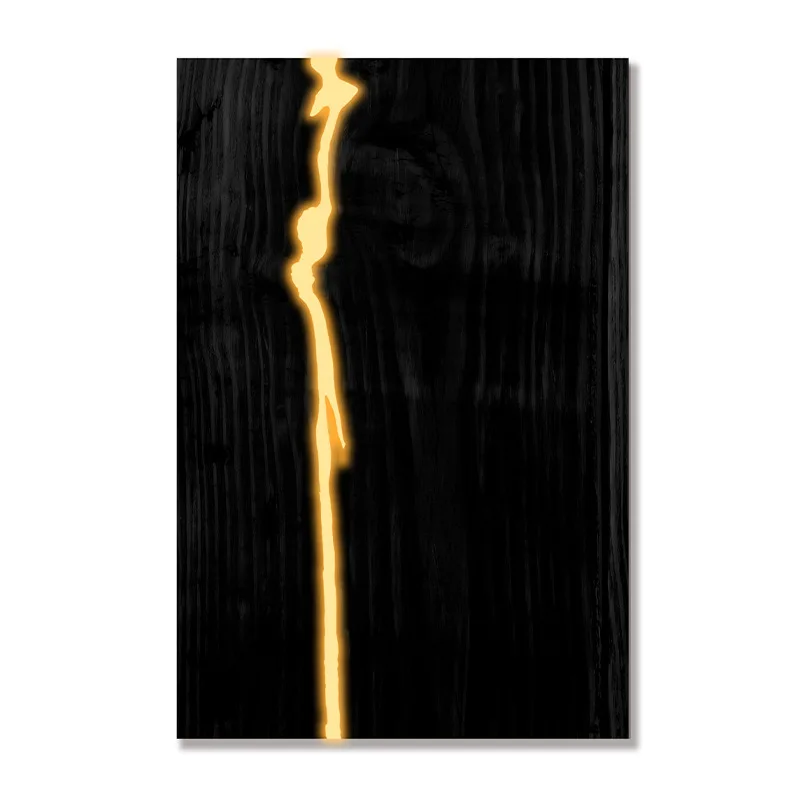 

Stereoscopic luxury Led luminous mural high sense large hanging painting