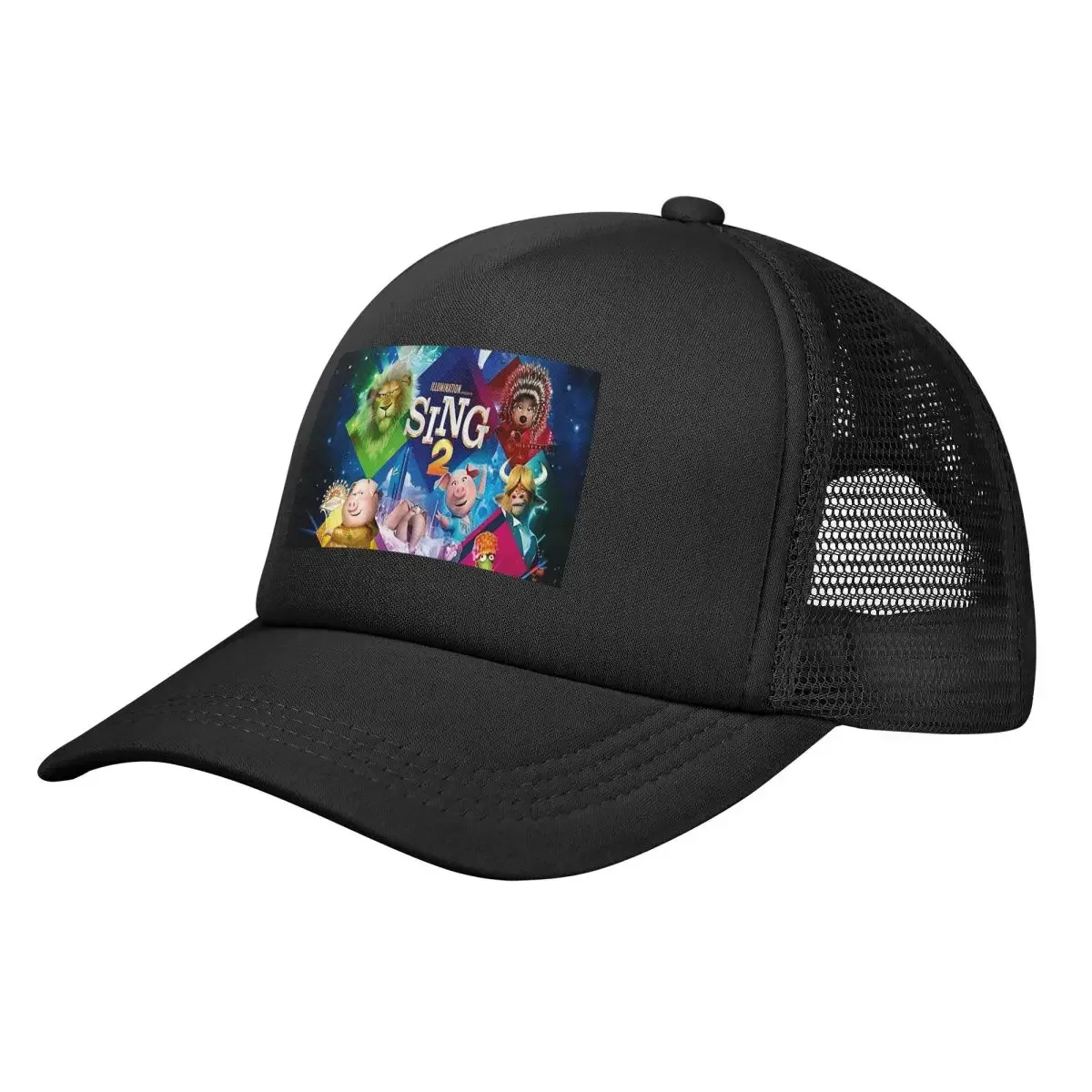 Movie Sing 2 Mesh Baseball Caps Snapback Fashion Baseball Hats Breathable Casual Casquette Outdoor For Men's And Women's