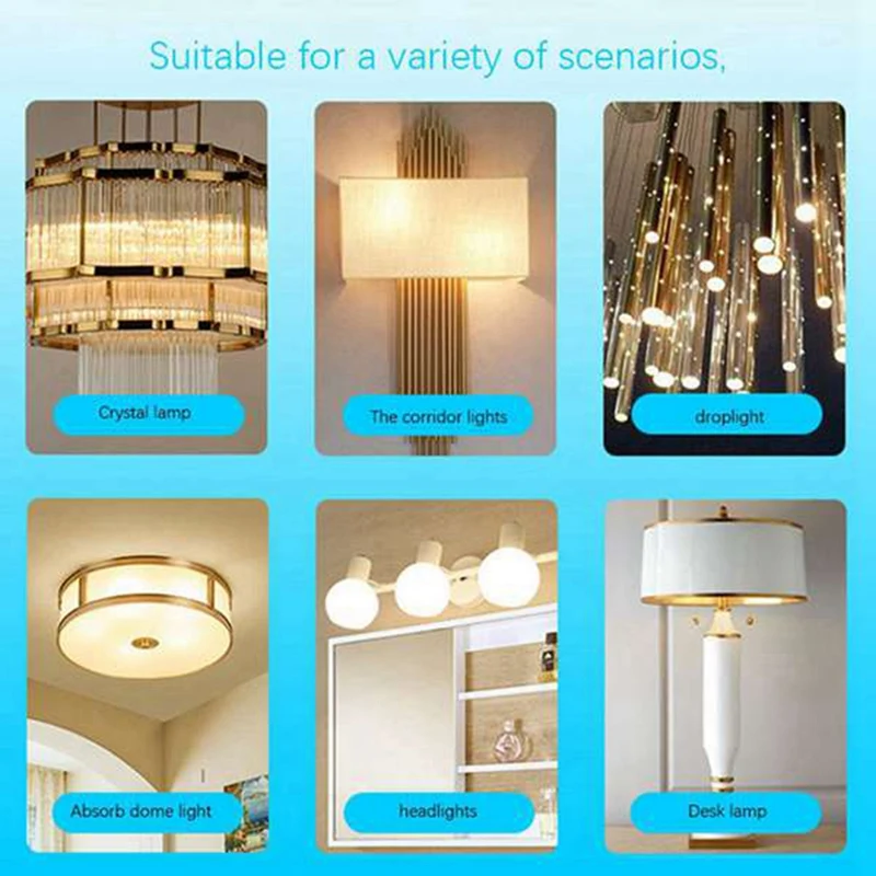 عكس الضوء COB LED لمبة ، G4 مصباح الهالوجين ، استبدال 15 واط ، 360 شعاع زاوية ، 12 فولت تيار مستمر ، 1.5 واط ، أبيض دافئ ، 6 قطعة