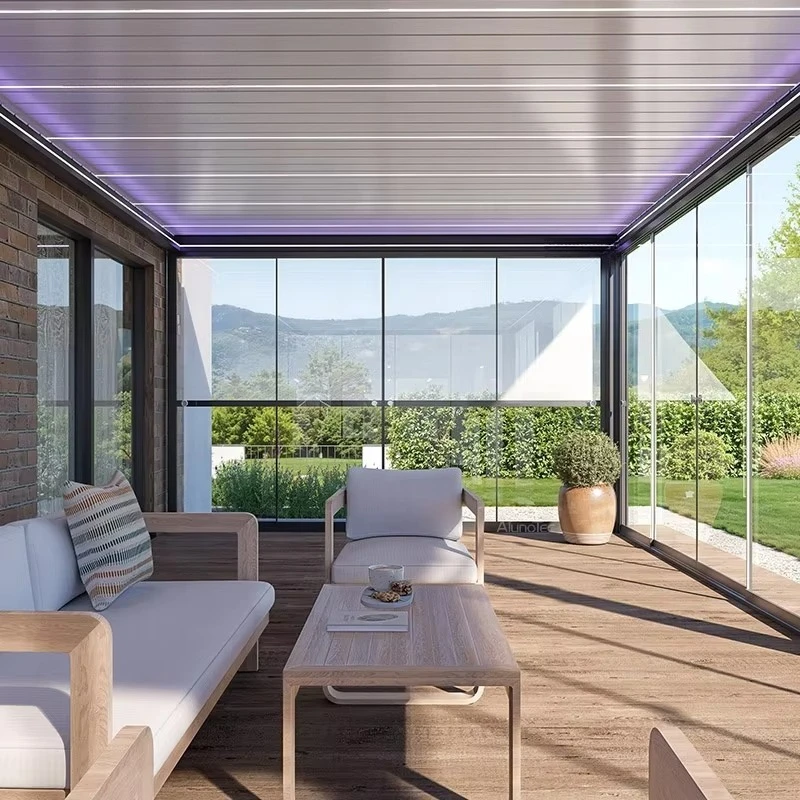 Heavy-Duty Aluminum Pergola, Snow-Resistant Roof Joints, Frost-Ready Outdoor Gazebo for Garden Patio