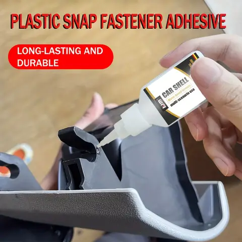 Car Plastic Bonding Agent: 3s Instant Adhesion, No Welding Points, Durable for Repairing Various Auto Plastic Clips & Cracks