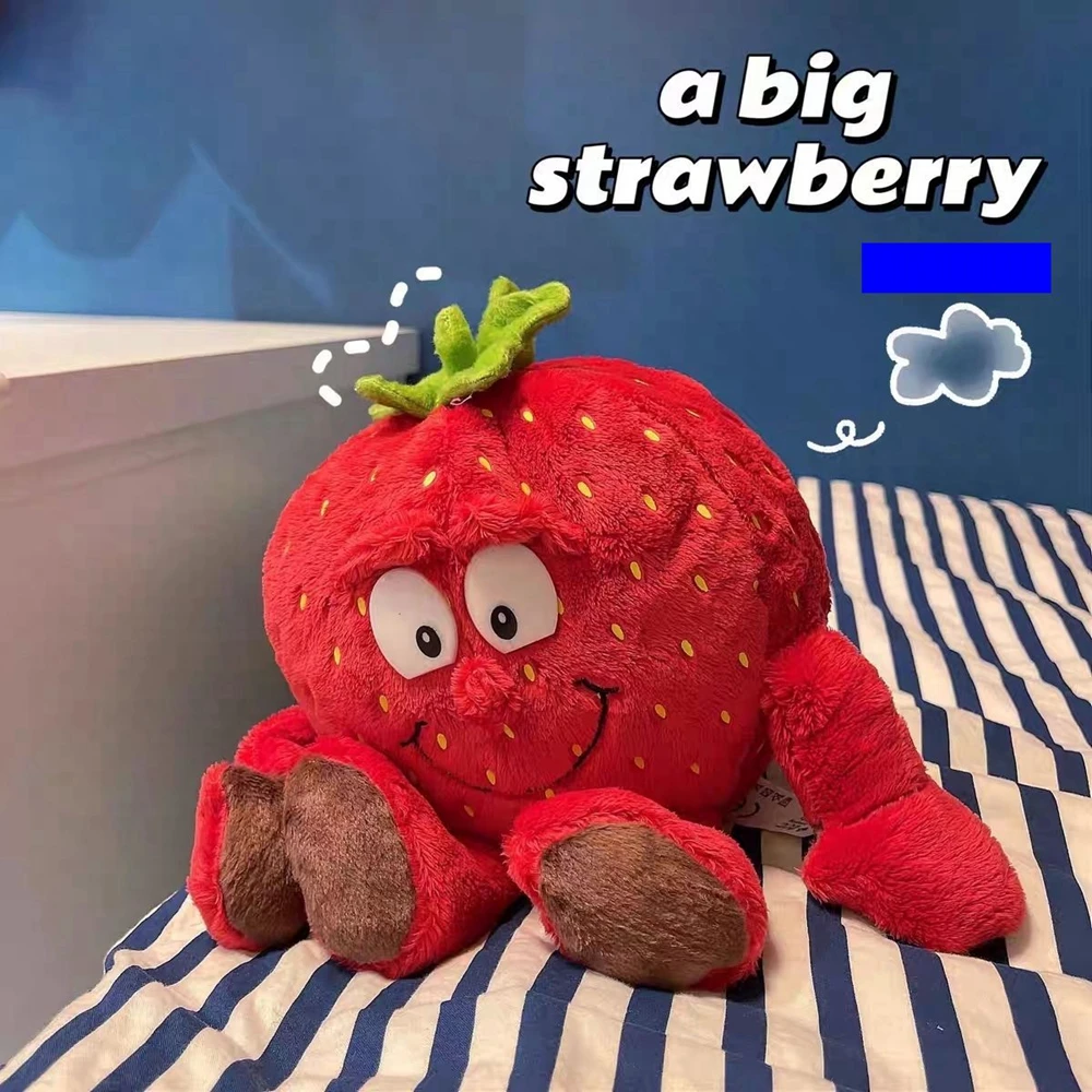 26CM Banana Strawberry Creative Plush Toy Ugly Instagram Cute Funny Doll Ornaments Take Photos To Send Children Birthday Gifts