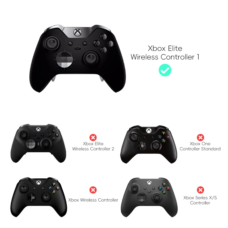 Palancas metálicas y botones de repuesto para control Xbox One Elite Series 1 4