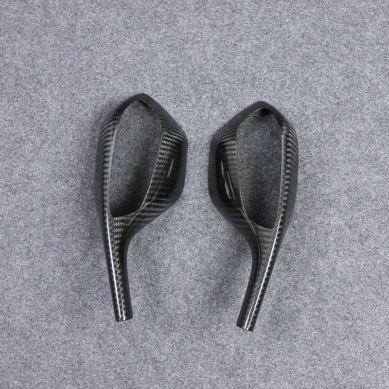 Acessórios adequados para motocicletas 2019 + s1000rr espelhos retrovisores de fibra modificada 3k carbono seco