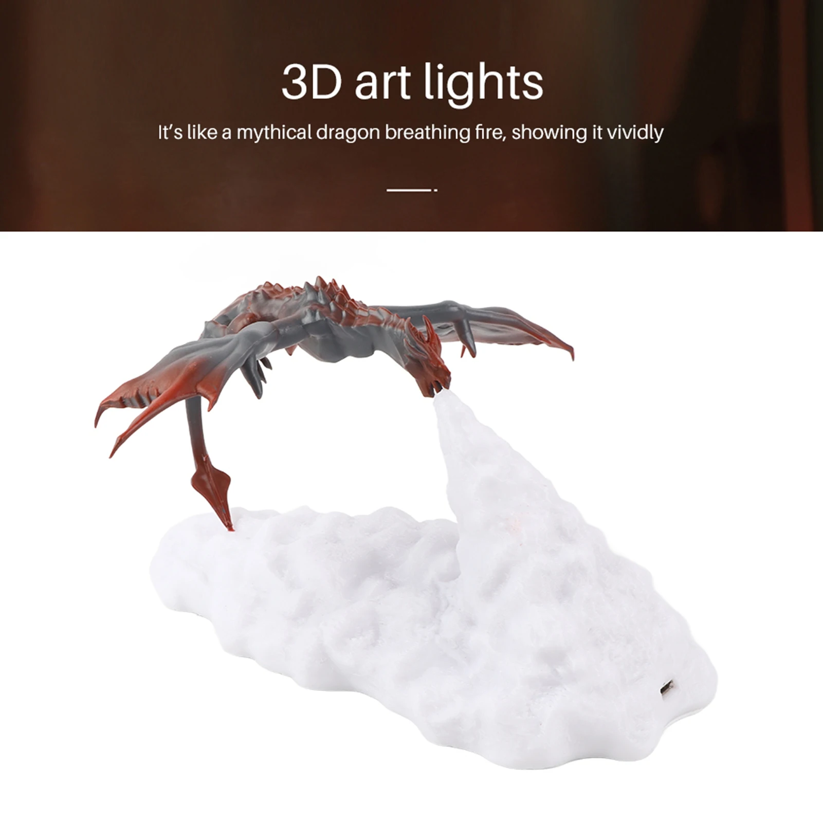 التنين ليلة فانوس ضوء الليل LED قابلة للشحن تحلق التنين مصباح للأطفال هدية ديكورات غرفة المعيشة المنزلي التنين ضوء الليل