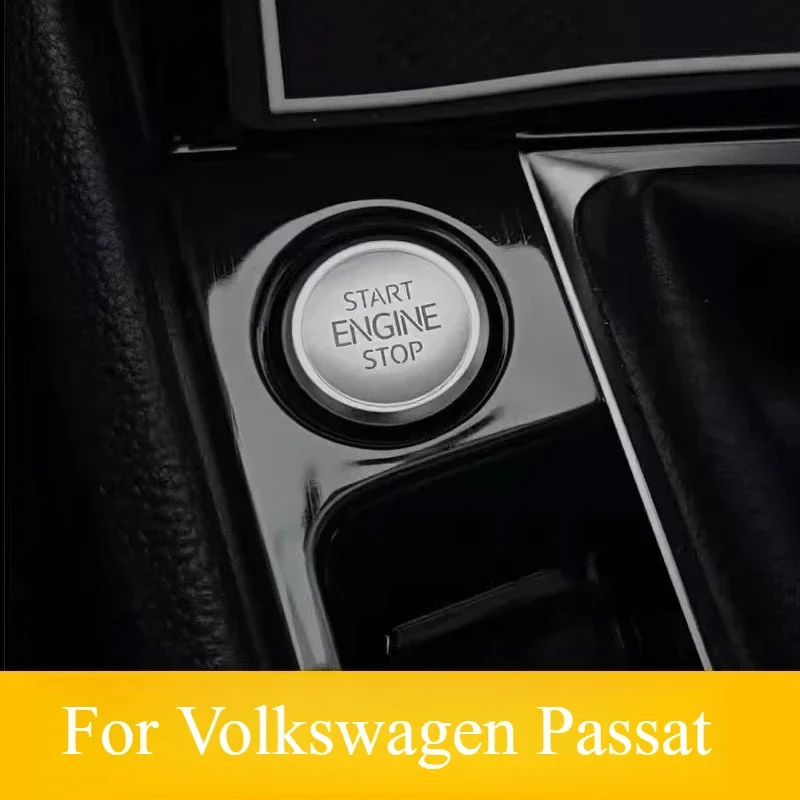 Film Automotive Interior Film Decorative Sticker TPU Transparent For Volkswagen Passat One-click Start Protective Protective