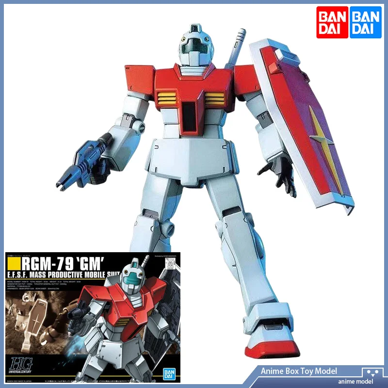 

Конструктор Bandai Gundam HGUC 020 RGM79 GM 1/144: пластиковая модель аниме-робота для сборки, коллекционирования и демонстрации