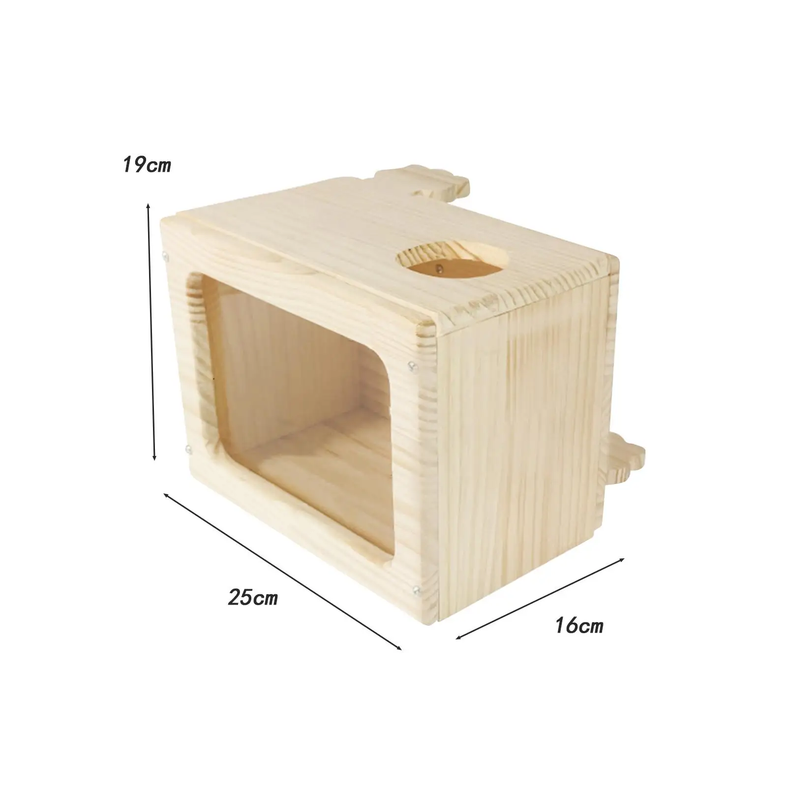 Hamster Digging Box Hut Playing Hamster Accessories Hamster Sand Bath Box for Hamsters Chinchillas Small Animals Mice Lemmings