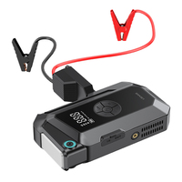 USAMS ZB287 Portable Emergency Tool 8000mah Battery Power Bank 12V Car Jump Starter With Air Compressor Inflator