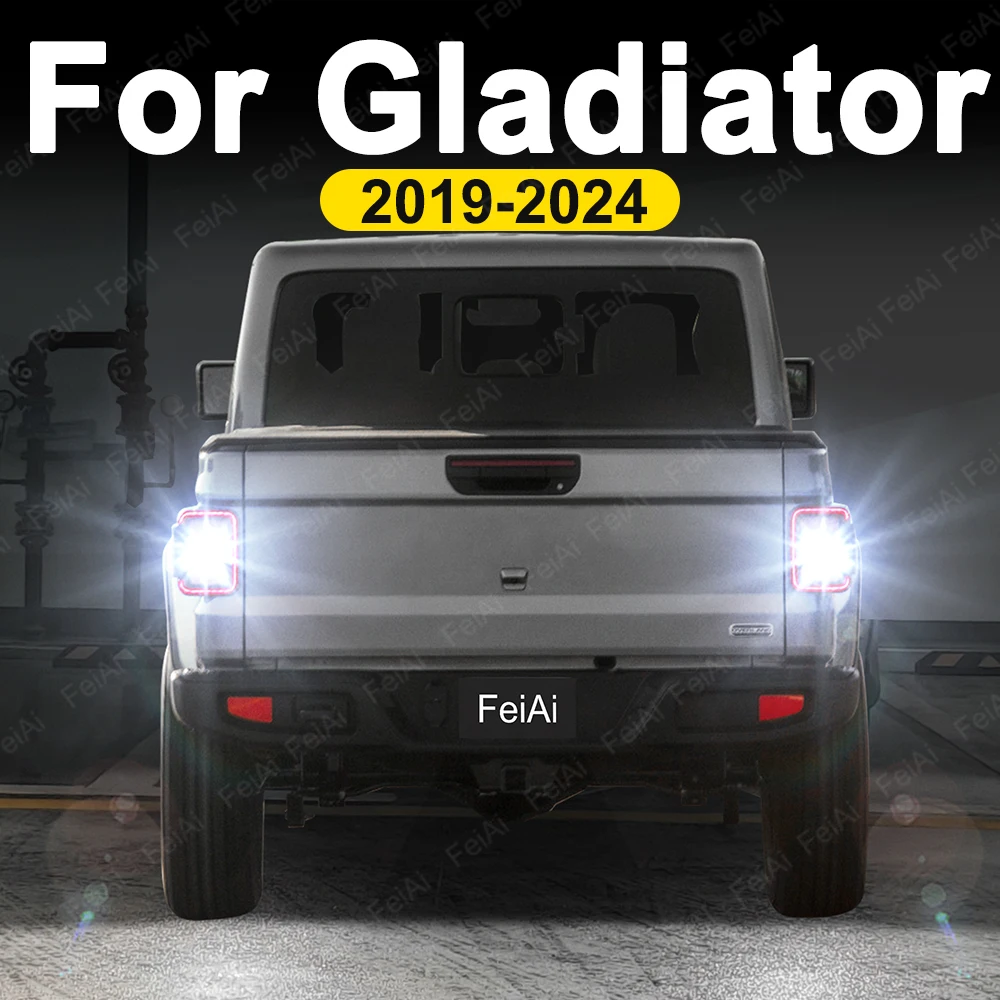 

Для Jeep Gladiator JT светодиодные фонари заднего хода 2019 2020 2021 2022 2023 2024 аксессуары для тюнинга Gladiator светодиодный автомобильный фонарь заднего хода