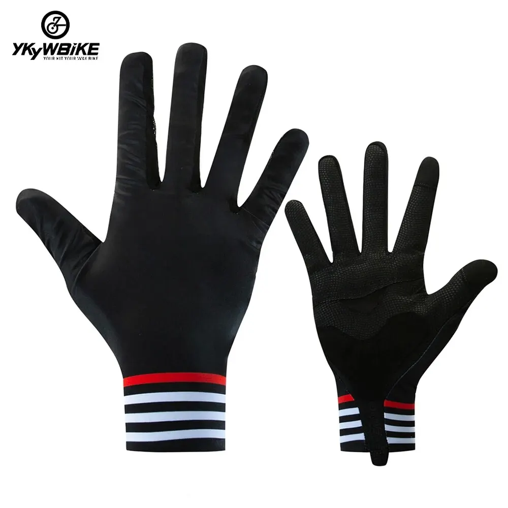 Ykywbike Cycling Gloves Full Finger Sports Fishing Touchscreen Gloves Riding MTB Bike Bicycle Gloves Road Bike Long Glove