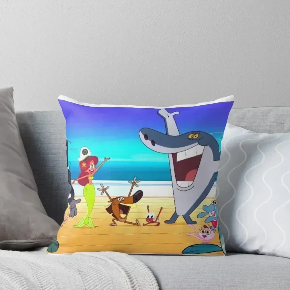 Zig & Sharko - Cartoons for Children Throw Pillow Luxury Sofa Cushions ornamental pillows for living room pillow