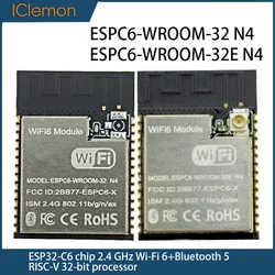 ESPC6-WROOM-32-N4 Module ESPC6-WROOM-32E-N4 WIFI6 Bluetooth 2.4G Zigbee Compatible with ESP32-C6-WROOM-1