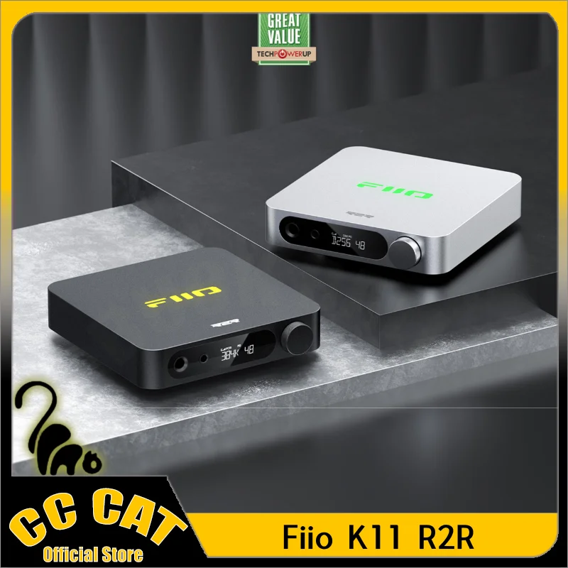 Fiio K11 R2r Desktop Dsd Decoding Headphone Lossless Earphone Amplifier Power Hifi Portable Amplifier Accessory Custom Gifts