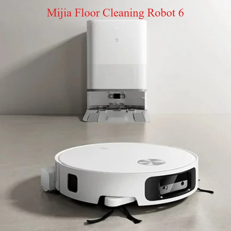 Xiaomi Mijia Floor Cleaning Robot 6 - Integrated Sweeping and Mopping with Automatic Cleaning and Full Automation 28000Pa