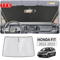 For Honda Fit Jazz GR 2020-2023 Car Styling Nano-Insulat Windshield Sunshade Front Window Sun Shade Visor Interior Accessories