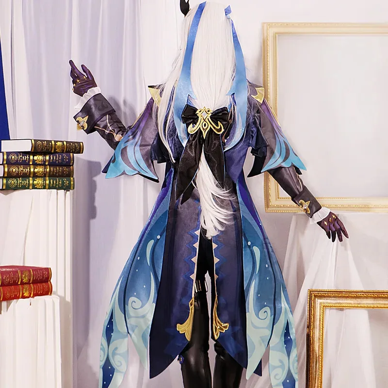 Neuvillette Cosplay Costume Genshin Impact Carnival Uniform Anime Halloween Party Costumes Masquerade Men Game