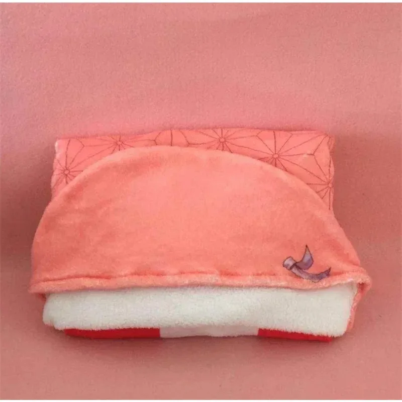 أنيمي شيطان القاتل كيميتسو نو يابا بطانية عباءة تأثيري حلي كامادو Nezuko Agatsuma Zenitsu الفانيلا بطانية هوديي شال #3