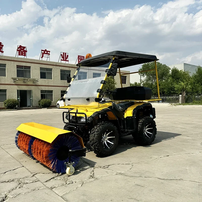 Universal Sweeper Fast Garden Tractor Snow Removal Machine Electric Start New Condition Snowplow