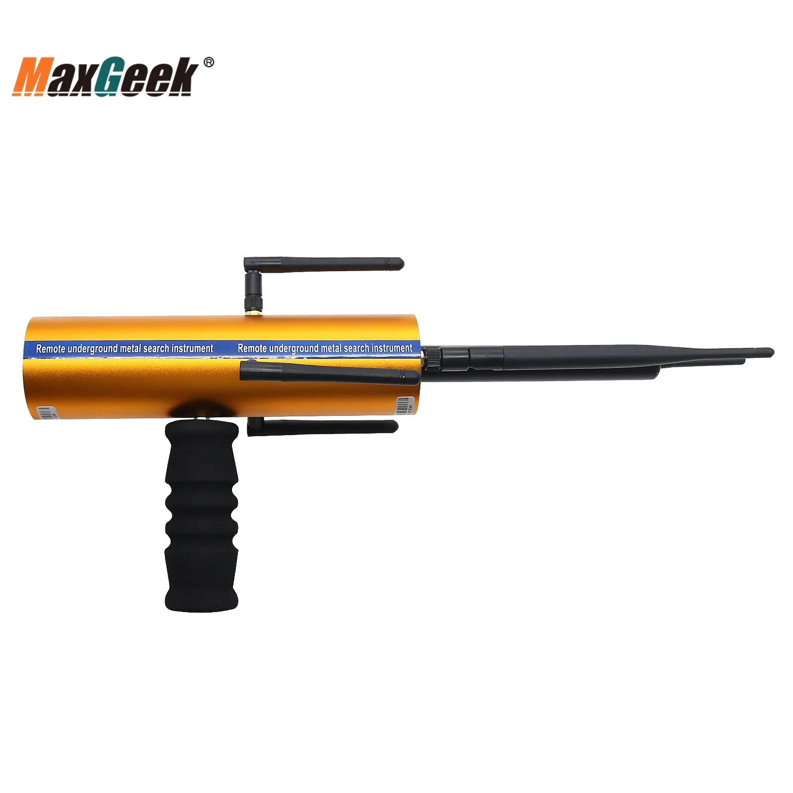 Maxgeek AKS Long Range Gold Metal Detector Gems Diamond Finder high sensitivity and stability with Five Antennas Handheld Type