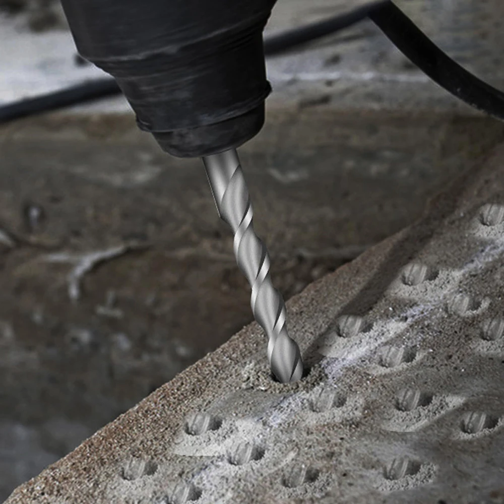 Punta da trapano SDS Plus 4MM 6MM 8MM 10MM 15MM 23MM Blocco di mattoni da parete Punte da trapano a percussione elettriche Accessori per utensili per trapano elicoidale antiscivolo