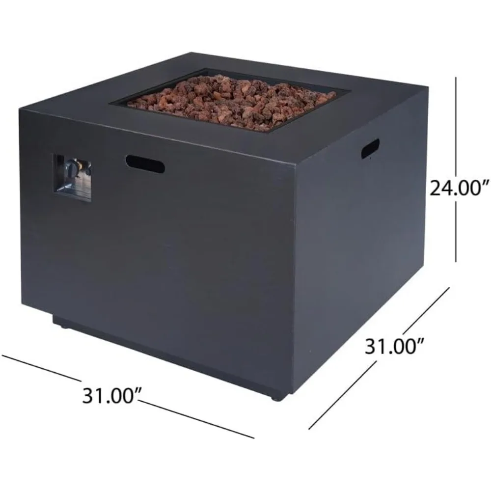 50,000 BTU Propane Fire Pit Table, 31