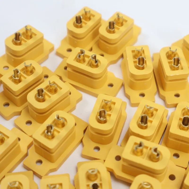6/12PCS XT60E-F Weibliche Stecker Stecker XT60 Buchse Stecker Panel Mount Feste Mit Schrauben Für RC FPV lipo Batterie RC Quadcopter – Detail 9