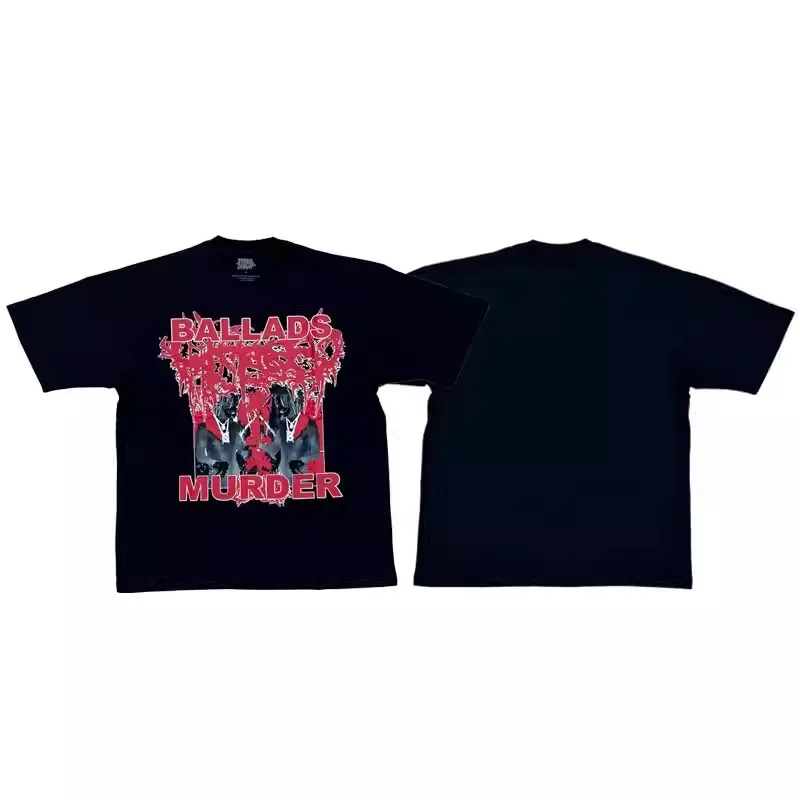 New Men Ken Carson MoreChaos Anthems Evolution  T Shirts T-Shirt Hip Hop Skateboard Street Cotton T-Shirts Tee Top US size N219