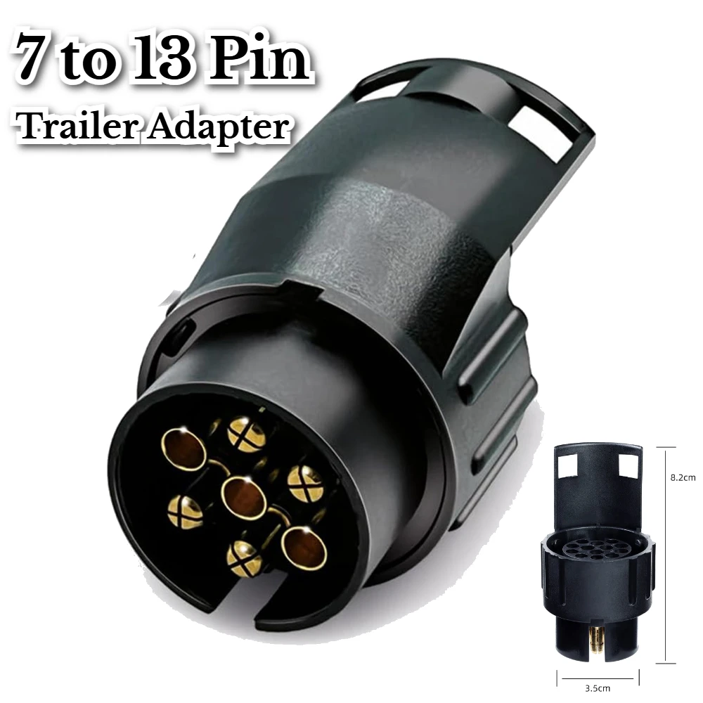 Duurzame 7 Pin 13 Pin Plug Trailer Truck Slepen Elektriciteit 12V Connector EU Plug Professionele Vervanging Voor Auto Vrachtwagen caravan