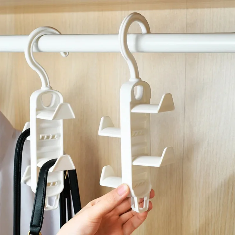 1pcs Multi Functional Household Seamless Hanging Bag Hook, Rotating Rack, Handbag Key Storage Rack, Bag Rack, Wardrobe Storage