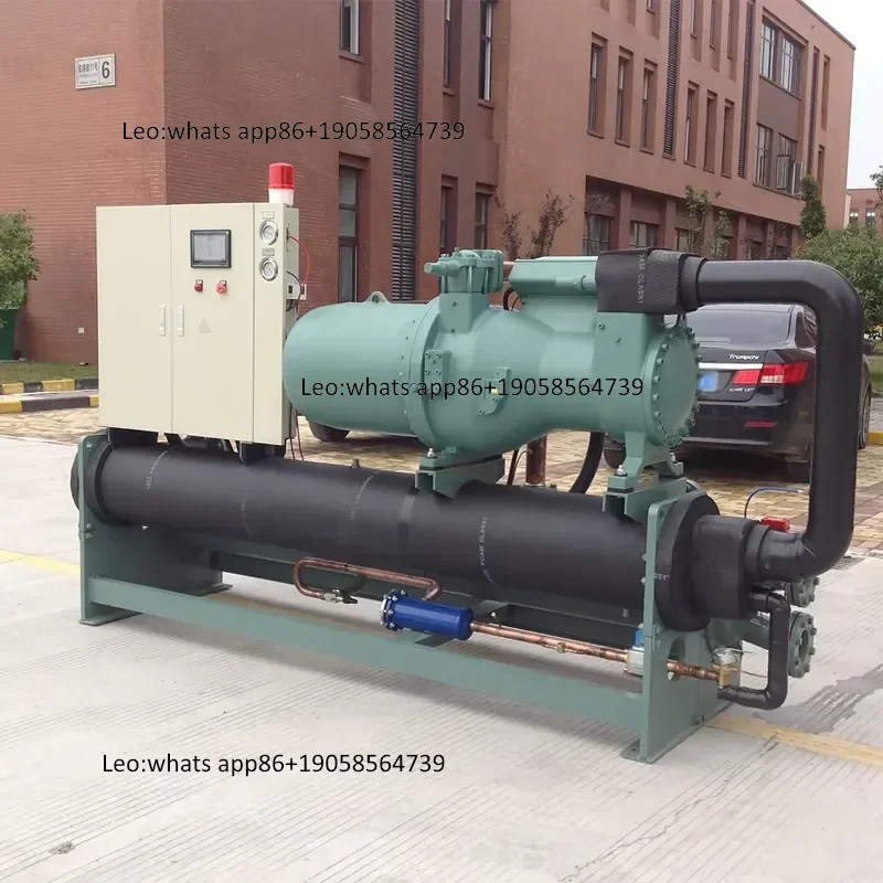 Low-temperature Water-cooled Screw Chiller Condenser Unit for Industrial Chiller Temperature Control in Heat Treatment