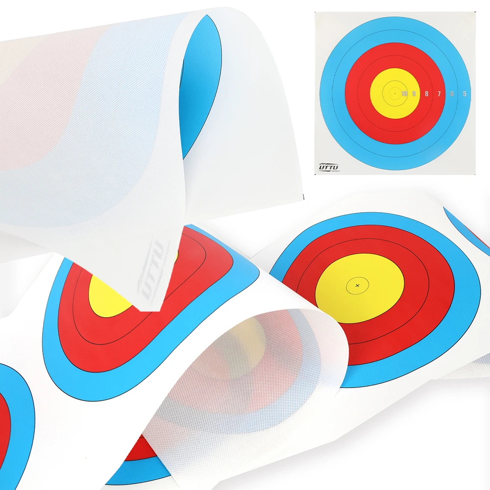 

10pcs Target Paper Non-Woven Standard Competition Target Archery Bow Arrow Outdoor Hunting Shooting Practice Accessories